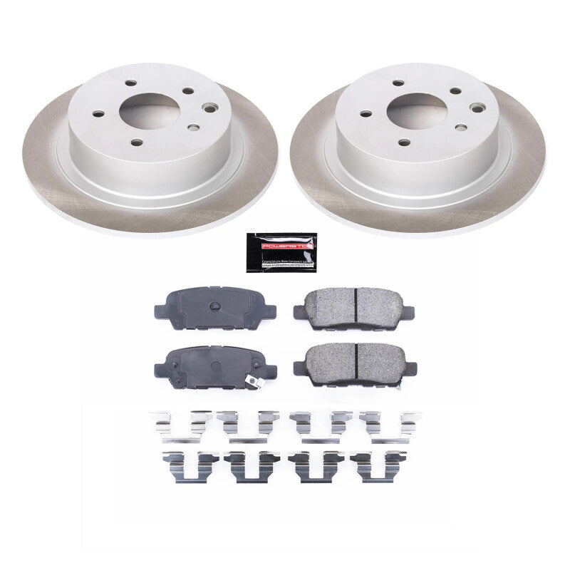 PowerStop Power Stop 07-18 Nissan Sentra Rear Semi-Coated Rotor Kit SC098 SC098 Photo - Primary