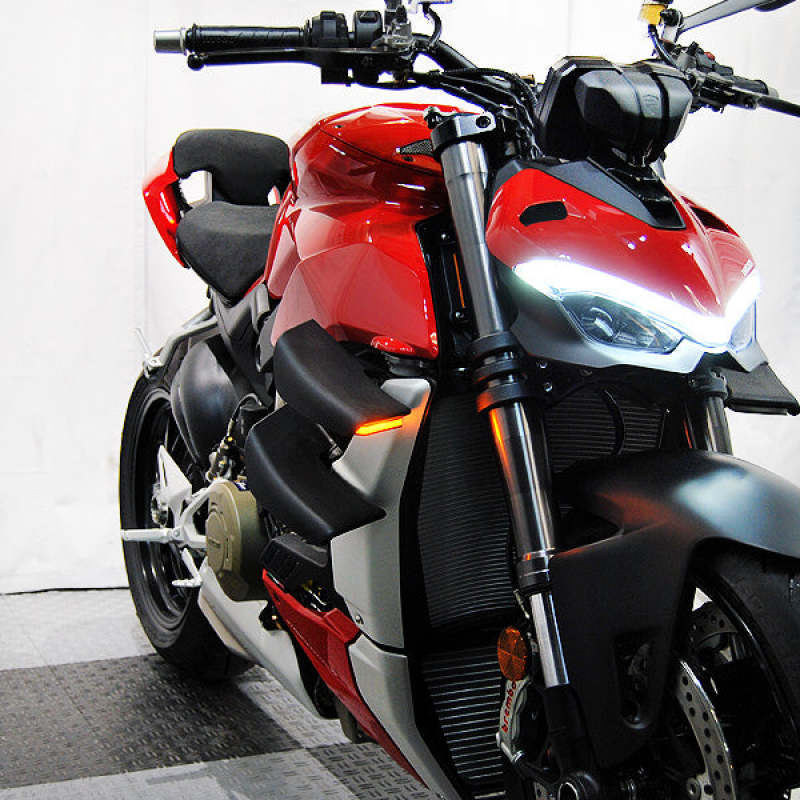 New Rage Cycles 22 -24 Ducati Streetfighter V4/ 2020 V2 Front Turn Signals SF-FB SF-FB Photo - Primary
