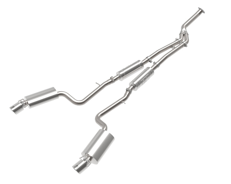 aFe POWER Takeda 16-17 Lexus IS200t L4-2.0L (t) 2.5in-3in 304 SS CB Exhaust w/Polish Tip 49-36059-P 49-36059-P Photo - Primary