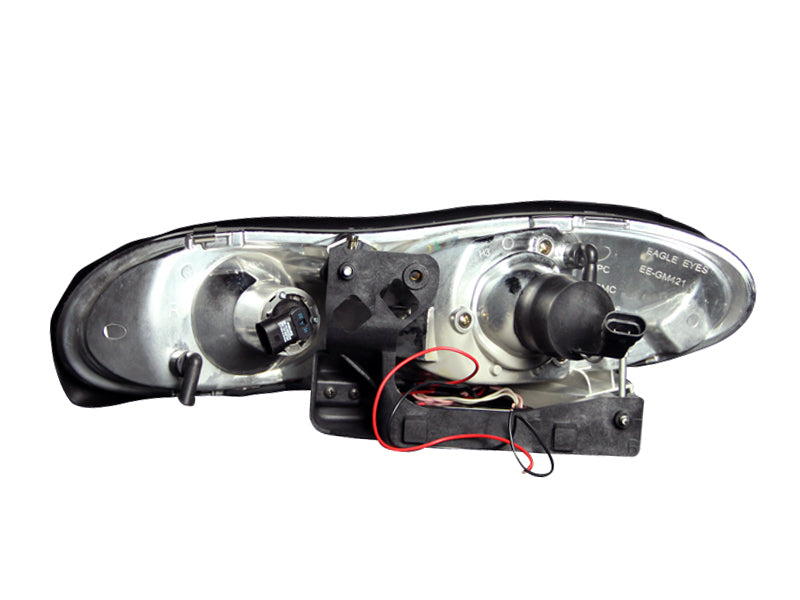 Anzo 1998-2002 Chevrolet Camaro Projector Headlights w/ Halo Chrome 121159 Photo - Unmounted