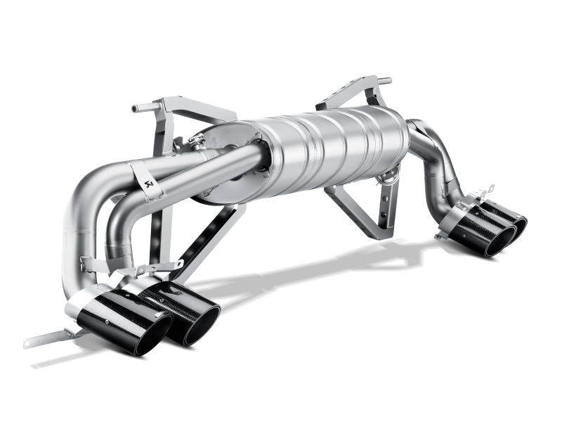 Akrapovic 09-14 Lamborghini Gallardo LP 550-2 Coupe Slip-On Line (Titanium) (Req. Tips) M-LA/T/4 M-LA/T/4 Photo - Primary