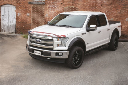 Stampede Tape-Onz Sidewind Deflector, Smoke, 4 pc. for 2015-2019 Ford F-150 61100-2 Photo - Mounted