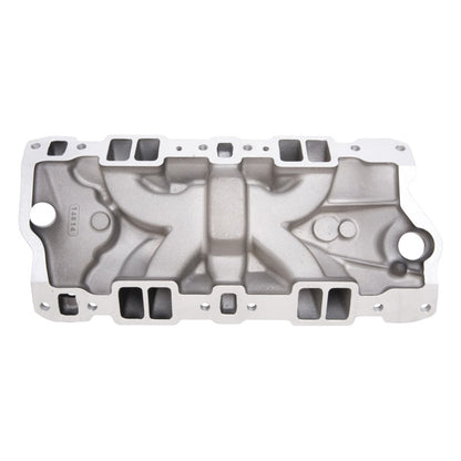 Edelbrock Intake Manifold Performer EPS SBC w/Oil Fill Tube & Breather Black 27033 Photo - Unmounted