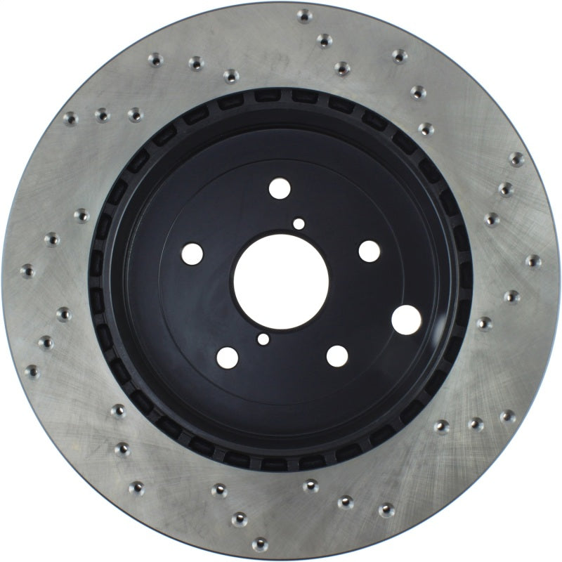 StopTech Sport Cryo Cross Drilled Brake Rotor; Rear Right 128.47030CR Photo - Unmounted