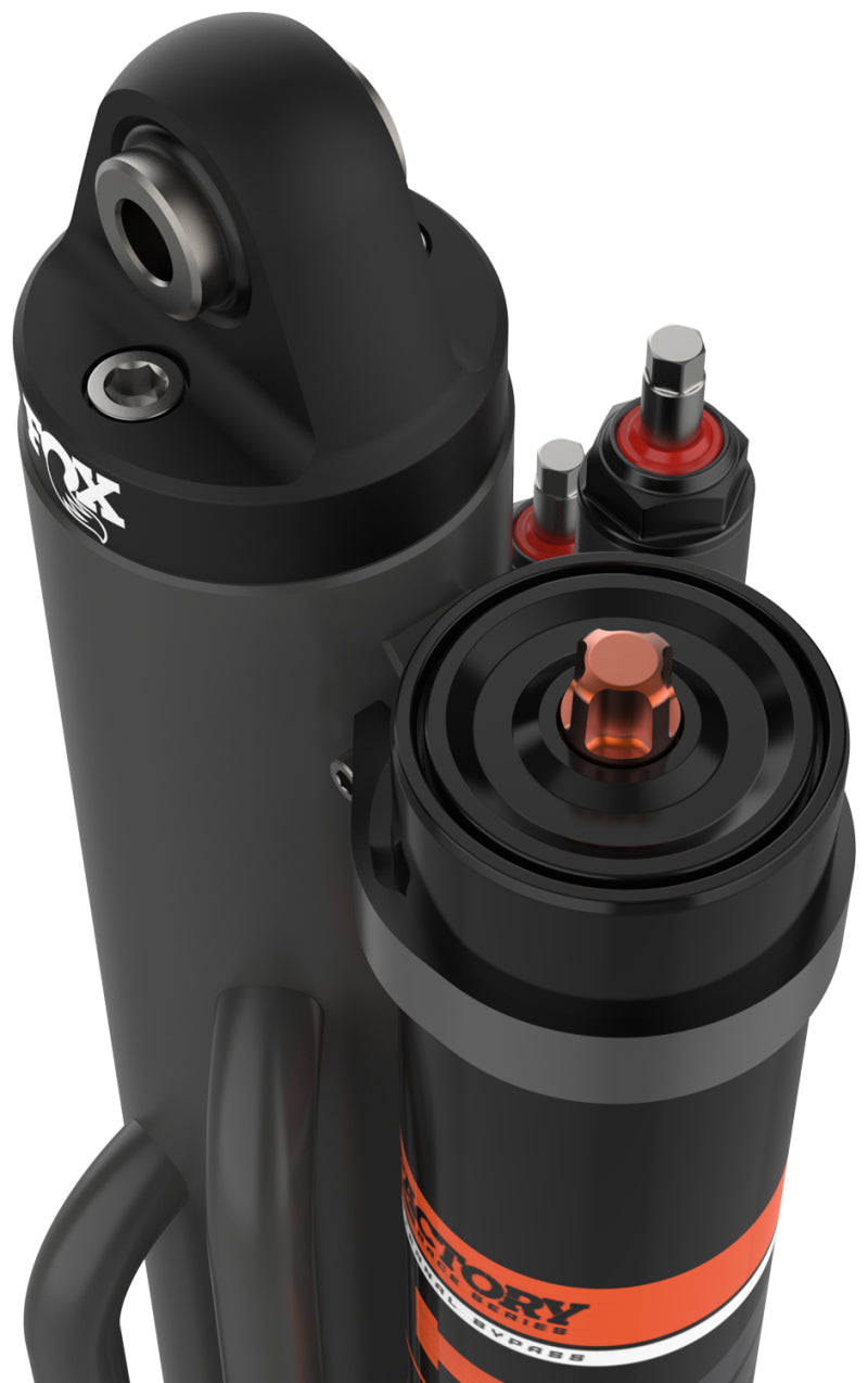FOX Race 3.0 X 10 External Bypass Piggyback Shock - Left 981-30-401-L 981-30-401-L Photo - Close Up