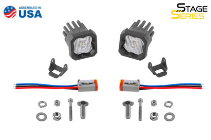 Diode Dynamics Stage Series C1 LED Pod - White SAE Fog Standard ABL (Pair) DD6847P DD6847P User 3
