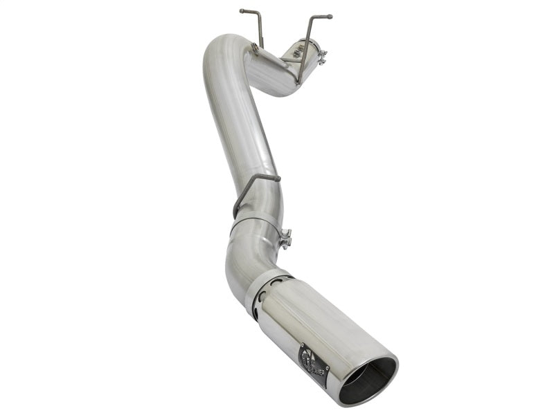 aFe ATLAS 4in Aluminized Steel DPF-Back Exhaust System w/Polished Tip GM 49-04085-P Photo - Primary