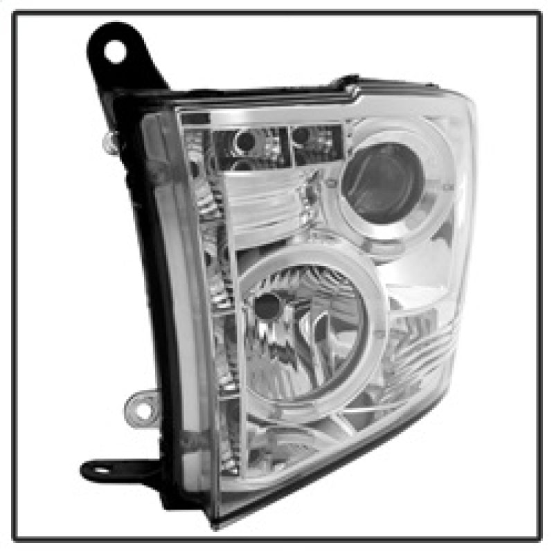 Spyder Dodge Ram 1500 09-14 10-14 Projector Headlights Halogen- LED Halo LED - Chrm PRO-YD-DR09-HL-C 5010049 5010049 Photo - Unmounted