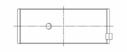 ACL Race Series Rod Bearings Toyota 4AGE/4AGZE Race Series Size: 0.5 4B1780H-.50 Technical Drawing