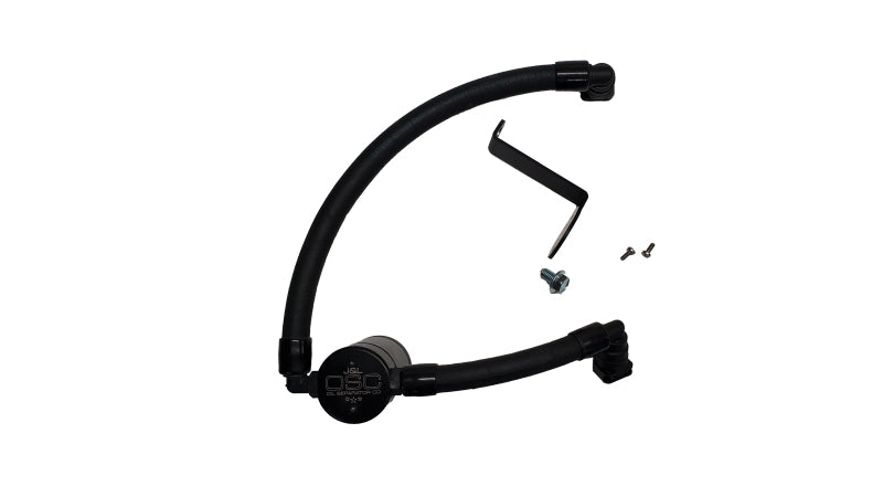 J&L 17-20 Lincoln Continental/MKZ 3.0L EcoBoost Passenger Side Oil Separator 3.0 - Black Anodized 3079P-B 3079P-B Photo - Primary