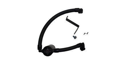 J&L 17-20 Lincoln Continental/MKZ 3.0L EcoBoost Passenger Side Oil Separator 3.0 - Black Anodized 3079P-B 3079P-B Photo - Primary