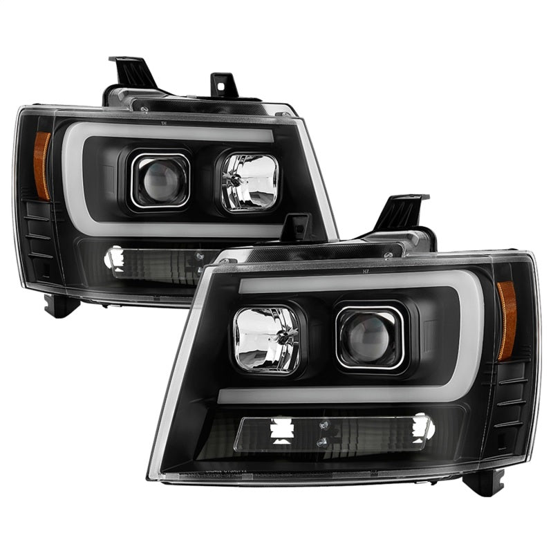 Spyder Chevy Suburban 1500/2500 07-14 Tahoe 07-14 LED Headlights Black PRO-YD-CSUB07V2PL-BK 5087515 5087515 Photo - Primary