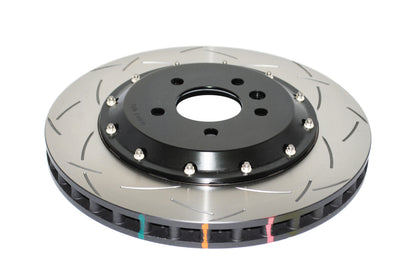 DBA 09-15 Lotus Evora F Front Slotted 5000 Series 2 Piece Rotor Assembled w/ Black Hat 52364BLKS 52364BLKS Photo - out of package