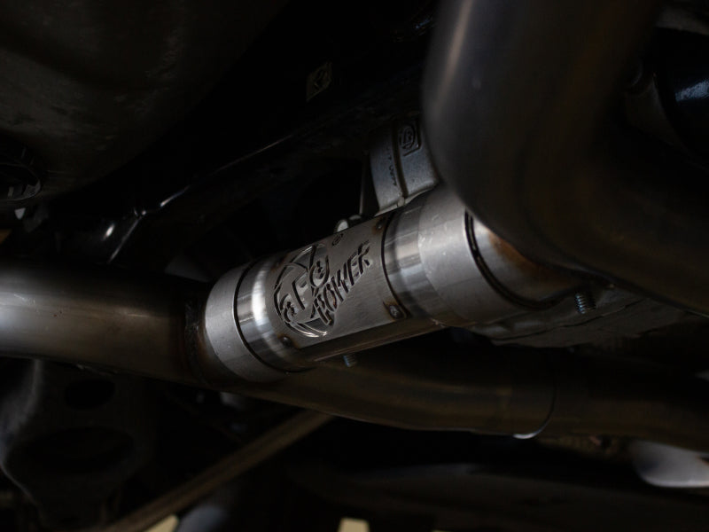 aFe MACH Force-Xp 2.5in 304 SS Exhaust 15-19 Dodge Charger / Chrysler 300 V6 3.6L 49-32071 49-32071 Photo - Mounted