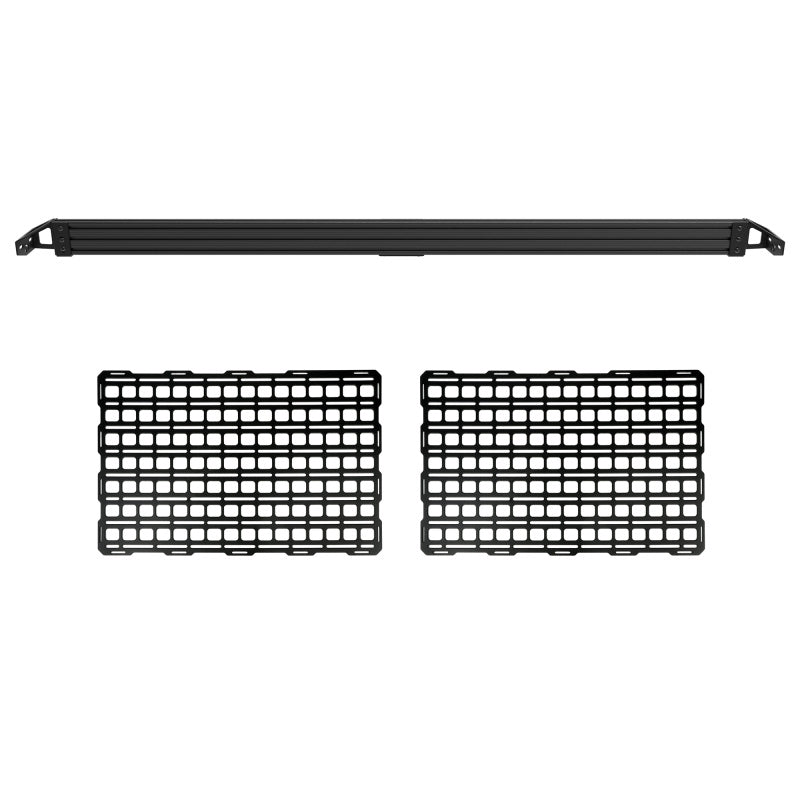 BuiltRight Industries 2015+ Ford F-150/Raptor Bulkhead Utility Rail MOLLE Kit 107021 107021 Photo - Primary