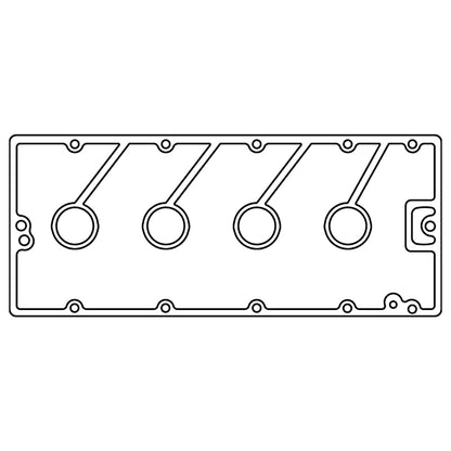 Cometic Gasket Cometic Cosworth BD Series .060in AFM Camshaft Housing Gasket C4886 C4886 Photo - Primary