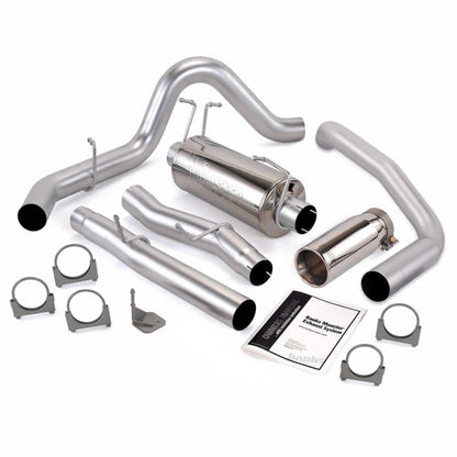 Banks Power 03-07 Ford 6.0L SCLB Monster Exhaust System - SS Single Exhaust w/ Chrome Tip 48783 48783 Photo - Primary