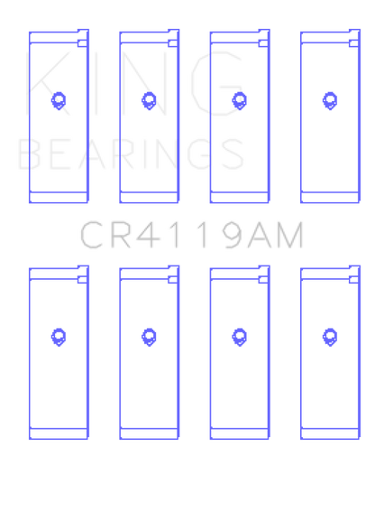 King Engine Bearings King Mitsubishi 4G93 (Size STD) Performance Rod Bearing Set CR4119AM CR4119AM Photo - Primary