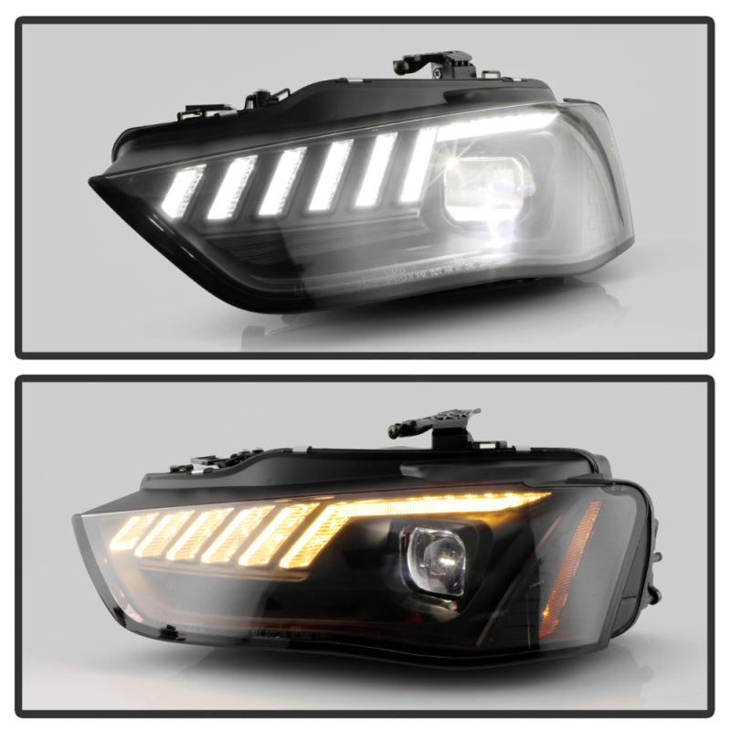 Spyder 13-16 Audi A4/S4 Halogen Model Only High-Power LED Headlights - Black PRO-YD-AA413HALAP-BK 5088345 5088345 User 6