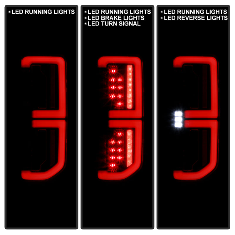 SPYDER 21-23 Ford Bronco Factory LED Model LED Tail Lights (ALT-YD-FB21-LED-BK) 5088758 5088758 User 5