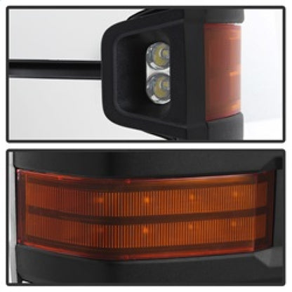 SPYDER xTune Chevy Silverado 07-13 Heated Amber LED Signal Mirrors Chrome MIR-CSIL07S-G3C-PWH-AM-SET 9936760 9936760 Photo - Unmounted