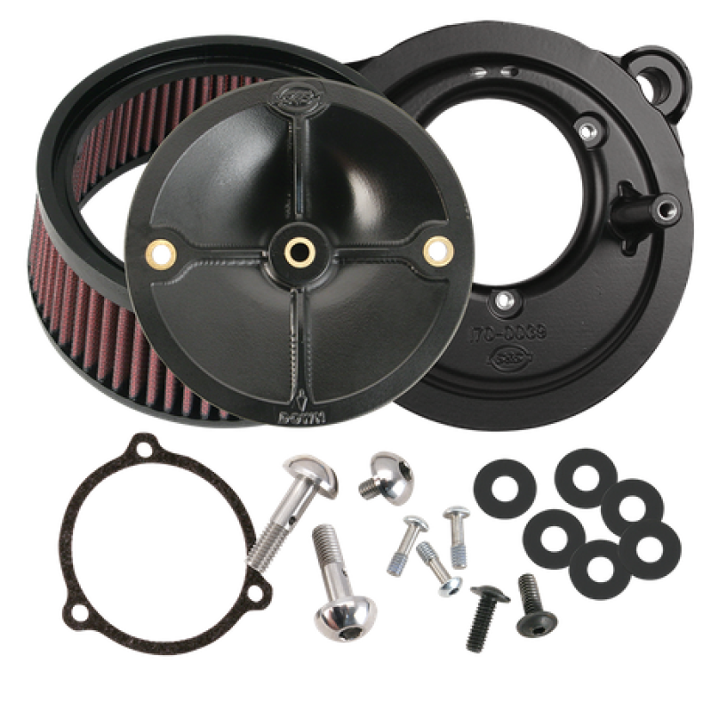 S&S Cycle Air Cleaner Kit Stealth 58mm 170-0164