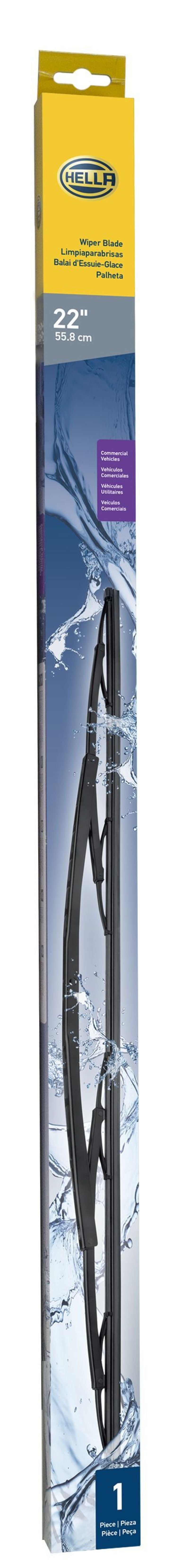 Hella  Commercial Wiper Blade 22in - Single 9XW191398221 Photo - Mounted