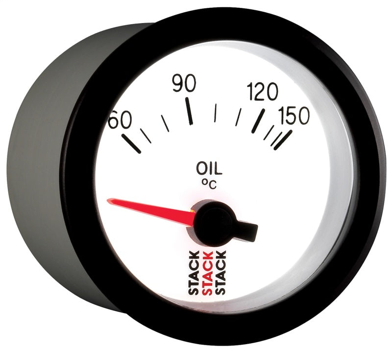 Autometer Stack 52mm 60-150 Deg C M10 Male Electric Oil Temp Gauge - White ST3259 ST3259 User 6