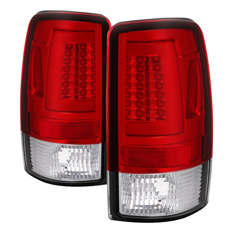Spyder 00-06 Chevy Suburban 1500/2500 V2 Light Bar LED Tail Lights -Red Clr (ALT-YD-CD00V2-LBLED-RC) 5084163 5084163 Photo - Primary