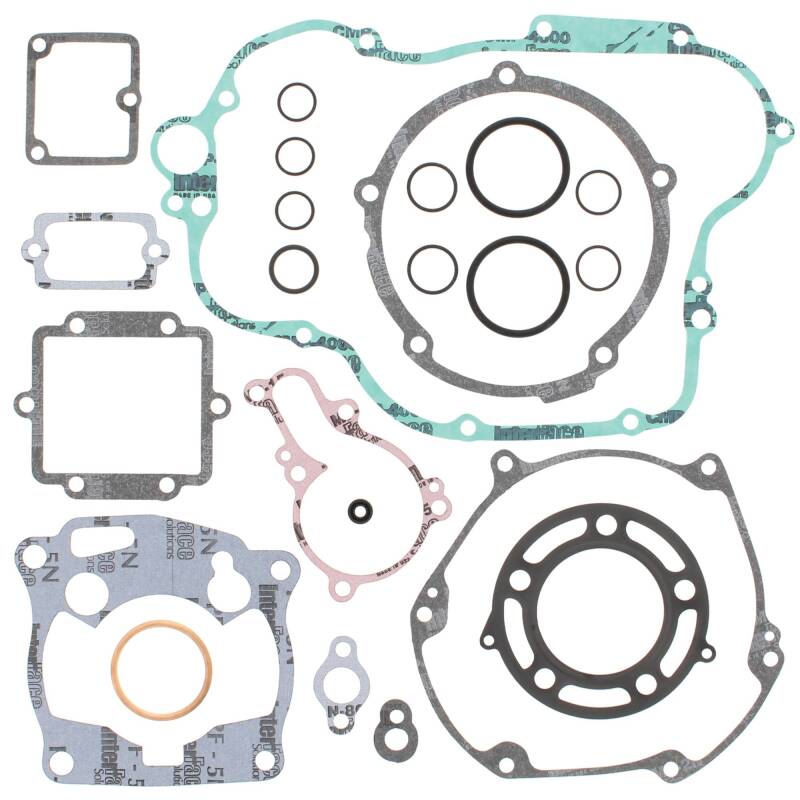 Vertex Pistons Vertex Gaskets 92-93 Kawasaki KX125 Complete Gasket Kit 808424 808424 Photo - Primary
