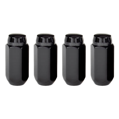 McGard Hex Lug Nut (Cone Seat) M14X1.5 / 13/16 Hex / 1.945in. Length (4-Pack) - Black 64022 64022 Photo - Primary
