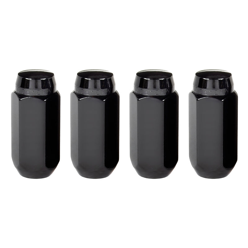 McGard Hex Lug Nut (Cone Seat) M14X1.5 / 13/16 Hex / 1.945in. Length (4-Pack) - Black 64022 64022 Photo - Primary
