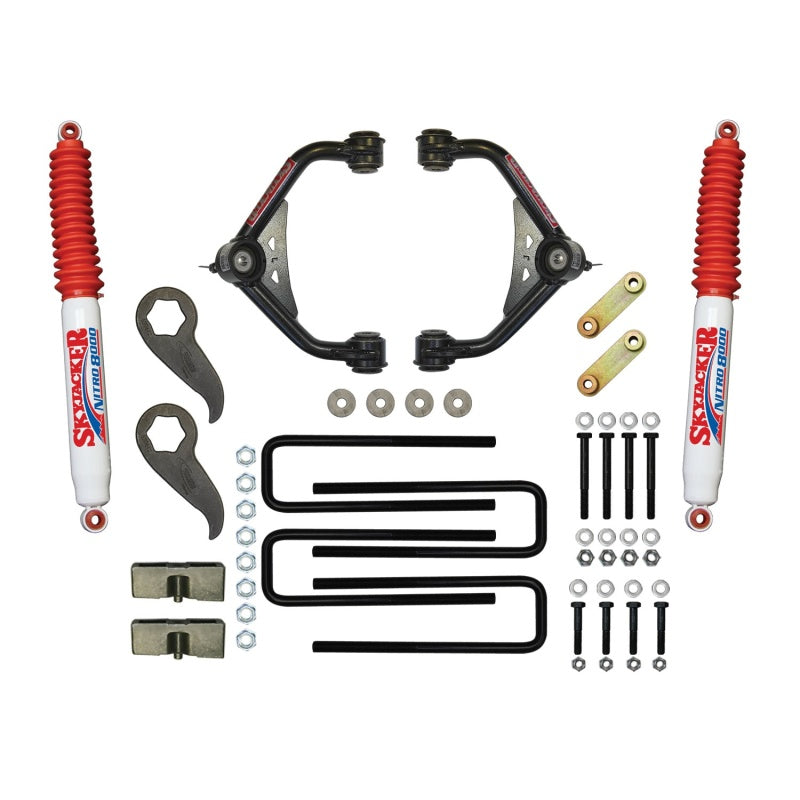 Skyjacker 2011-2019 GM 2500HD/3500HD 2WD/4WD 3-3.5in UCA Lift Kit w/Rear Nitro 8000 Shocks C11350PN C11350PN Photo - Primary