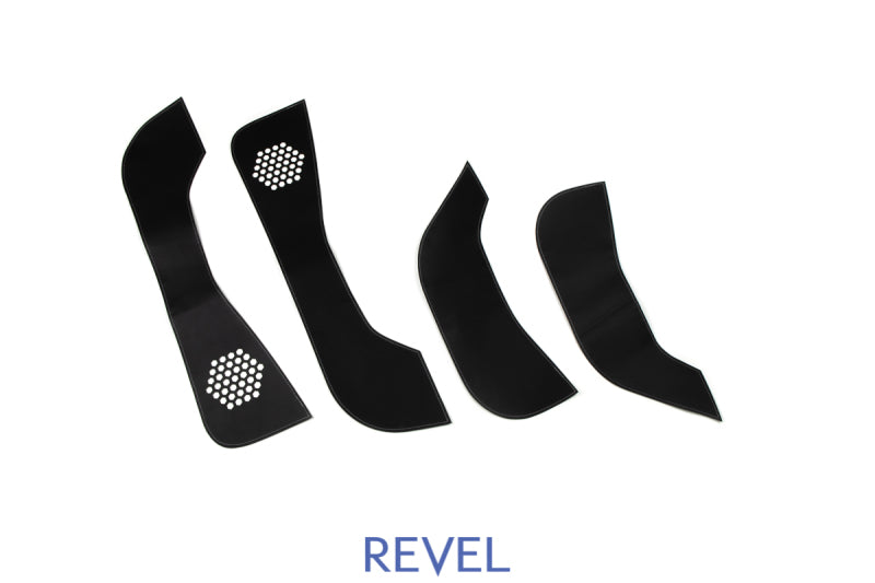 Revel GT Design Kick Panel Cover (White Stitch) 16-19 Tesla Model 3 - 4 Pieces 1TR5GDAX01W