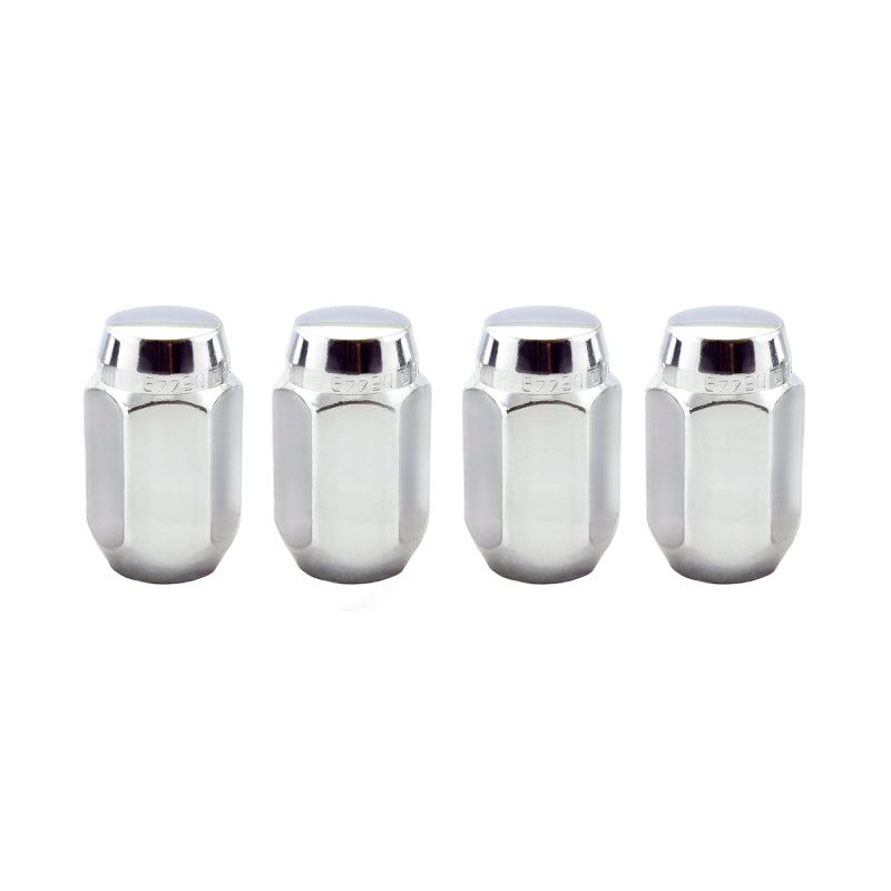 McGard Hex Lug Nut (Cone Seat) M12X1.5 / 13/16 Hex / 1.5in. Length (4-Pack) - Chrome 64002 64002 Photo - Primary