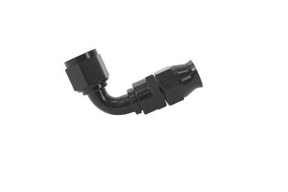 Aeromotive PTFE Hose End - AN-08 - 90 Deg - Black Anodized 15355 15355 Photo - Primary