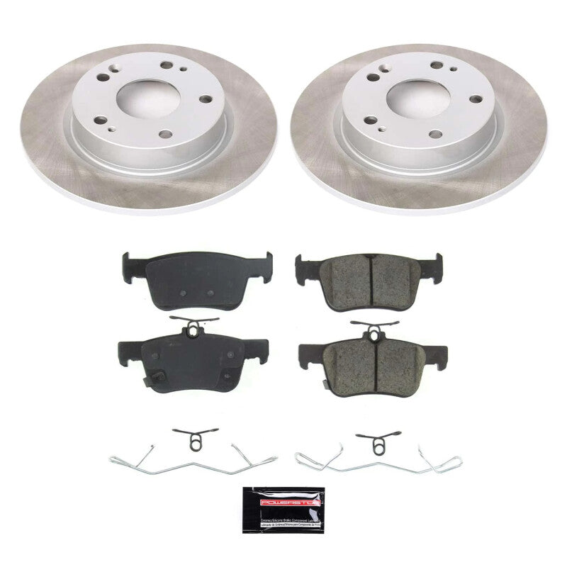 PowerStop Power Stop 19-22 Honda Insight Rear Semi-Coated Rotor Kit SC8330 SC8330 Photo - Primary