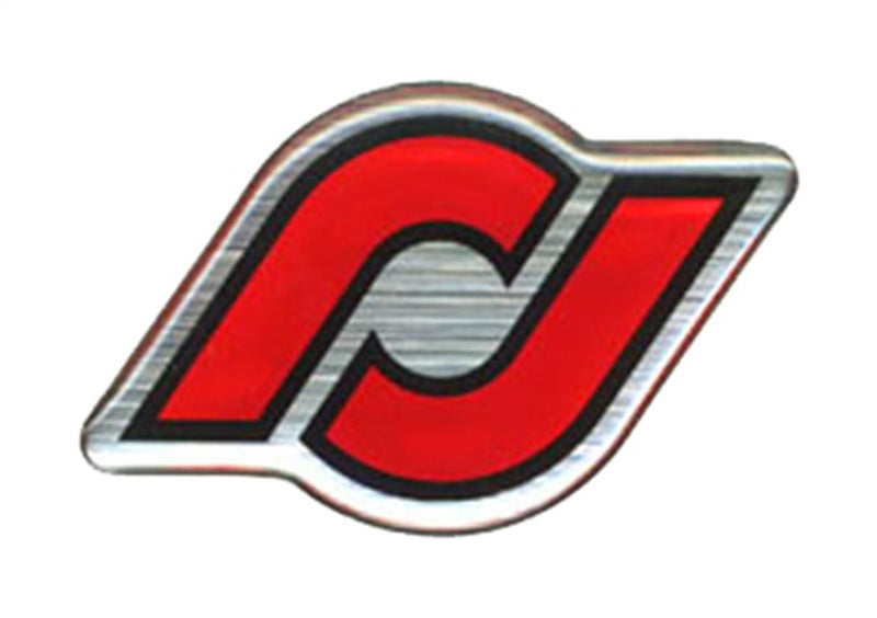 RockJock Sticker Epoxy Dome 1in Tall x 1.6in Wide Red Black and Silver CE-9012RJ CE-9012RJ Photo - Primary