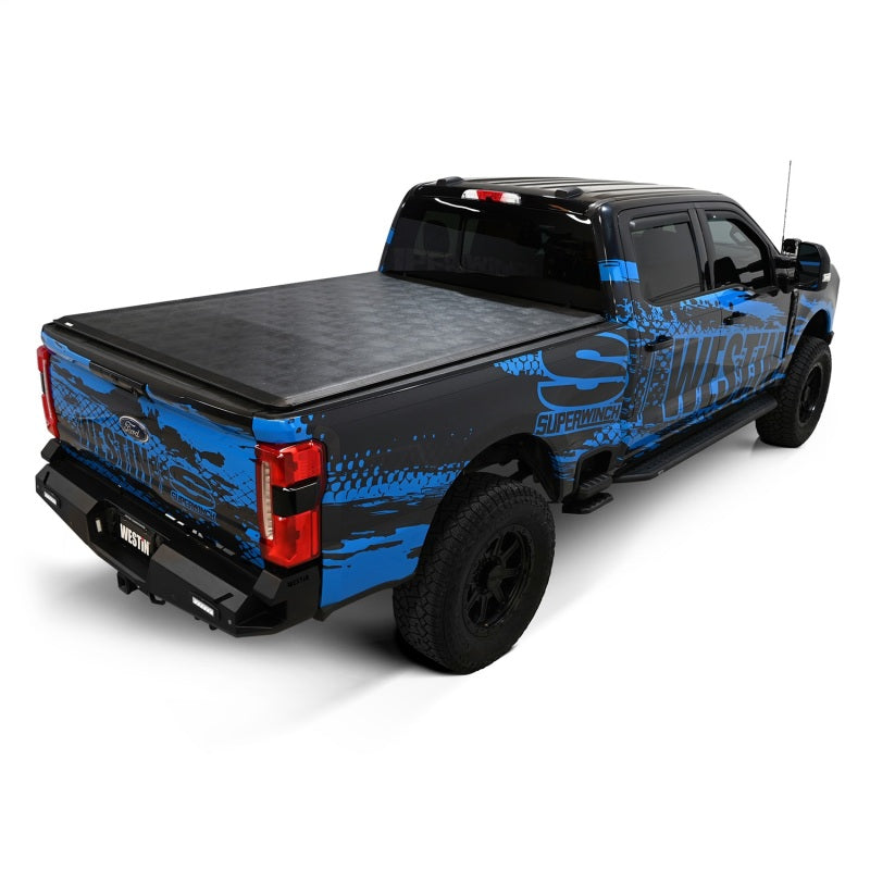 Westin 17-24 Ford F-250/350 Super Duty 6.75ft. Bed Soft Roll Tonneau Cover - Black 19-11005 19-11005 Photo - Mounted