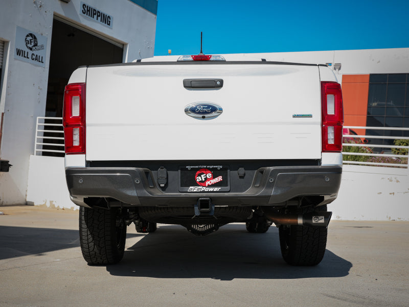 aFe Apollo GT Series 3in 409 SS Cat-Back Exhaust 19-20 Ford Ranger 2.3L w/ Black Tips 49-43118-B 49-43118-B Photo - Mounted