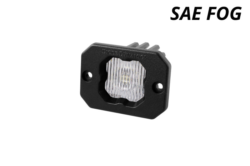 Diode Dynamics Stage Series C1 LED Pod - White SAE Fog Flush ABL Each DD6850S DD6850S User 1