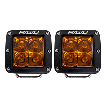 Rigid Industries D-Series Spot w/ Amber PRO Lens (Pair) 20252 20252 Photo - Primary