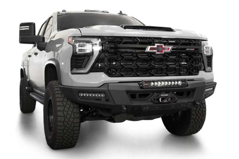 Addictive Desert Designs ADD 2024 Chevy Silverado 2500 Phantom Winch Front Bumper F820335070103 F820335070103 Photo - Mounted