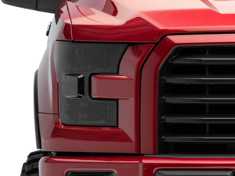Raxiom 15-17 Ford F-150 Axial OEM Style Rep Headlights- Chrome Housing- Smoked Lens T551346 T551346 Photo - Close Up