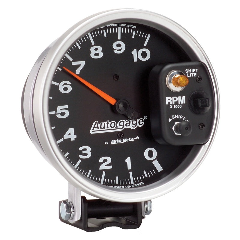 Autometer Gauge, Tachometer, 5", 10K Rpm, Pedestal W/ Int. Shift Light, Black 233903 User 3