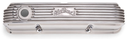 Edelbrock Valve Cover, Classic Series, Ford, 1958-1976 FE V8, Polshed 4162 Photo - Primary