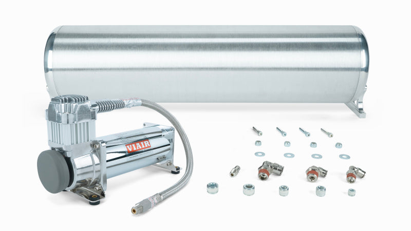 Air Lift 24in FLO Tank w/ Viair 444c Compressor (Incl. Fittings & Tank Mounting Hardware) 27763 27763 Photo - Primary