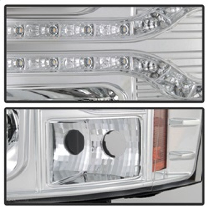 Spyder Chevy Silverado 1500 07-13 V2 Projector Headlights - LED DRL - Chrome PRO-YD-CS07V2-DRL-C 5083586 5083586 Photo - Unmounted