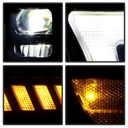 SPYDER 19-22 Dodge Ram 2500/3500 (Halogen Model Only) Proj. Headlights (PRO-YD-DR19HDHALAP-SEQ-BK) 5088604 5088604 Photo - Unmounted