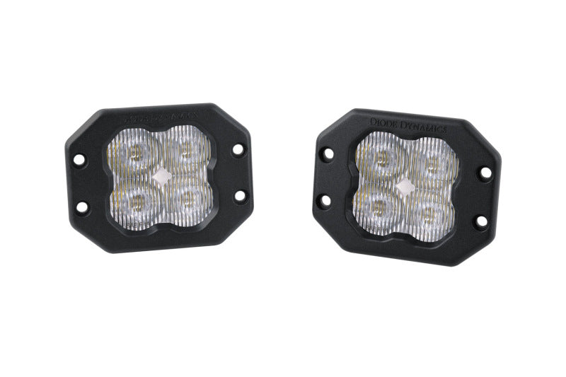 Diode Dynamics SS3 Pro ABL - White SAE Fog Flush (Pair) DD6930P DD6930P Photo - Primary